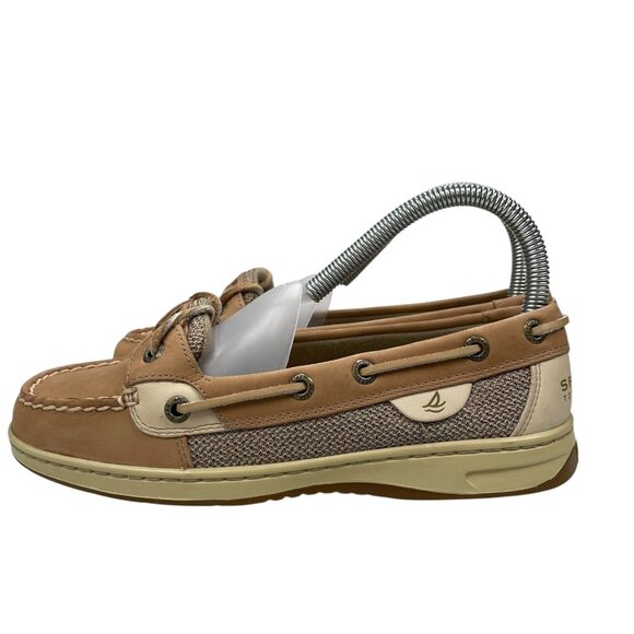 SPERRY Top-Sider Angelfish Linen Oat Boat Shoe 9102047 Women's Size 6 Wide - Picture 3 of 10